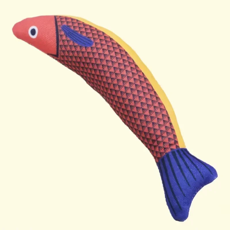 Cat toys catnip fish teeth grinding bite resistant